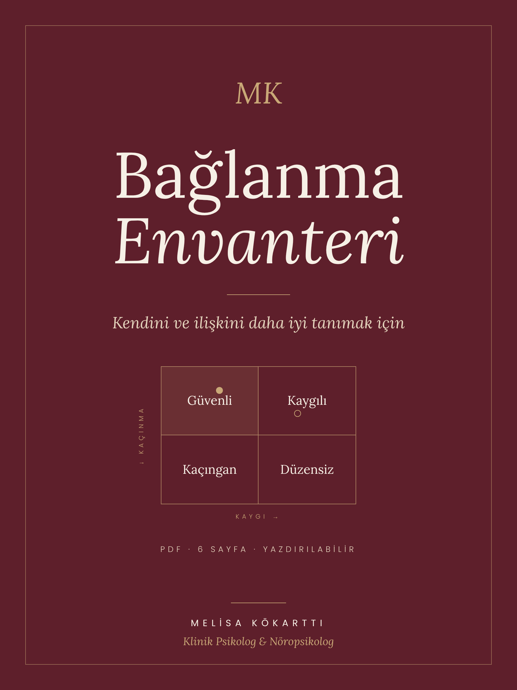 Yakınlık Ve Mesafe: Bağlanma Envanteri