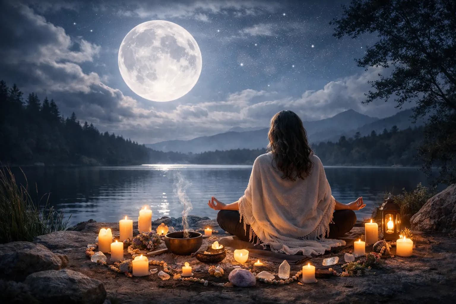 Dolunay Ritüeli: Nefes & Niyet Serisi